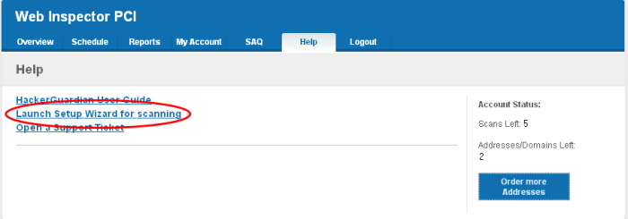 Running Your PCI Scan PCI Scanning Malware Scanner Comodo Web Inspector Running Your PCI Scan PCI Scanning Malware Scanner Comodo Web Inspector